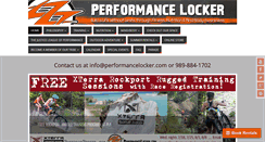 Desktop Screenshot of performancelocker.com